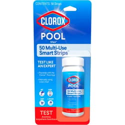 CLOROX POOL & Spa Clorox® Pool&Spa™ Swimming Pool Water Test Strips, Customized Test Results, Compatible with Clorox Pool App, 50 Test Strips (Pack of 1)