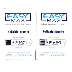 CUPIDIAN 100 EASYMax Blood Glucose Test Strips(2 Boxes of 50)