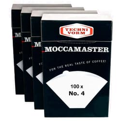 Technivorm Moccamaster 85022 Moccamaster #4 Paper Filters, White (4)