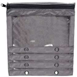 Reaction Tackle Deluxe Bait Binder - Salt Water Resistant Fishing Tackle Binder with 4 Single Pocket Sleeves and 2 Double Pocket Sleeves, Heavy Duty Soft Plastic Bait Storage Lines, Hooks, Sinkers