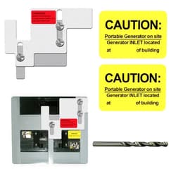 ZTTXL Generator Interlock Kit Compatible with Cutler Hammer Generator Interlock Kit for BR Series 150 and 200 amp Panels, 1 1/4-1 7/16 inches Spacing Between Main and Branch Breaker