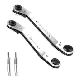 DURATECH HVAC Service Wrench Set, Refrigeration Wrench, 3/16