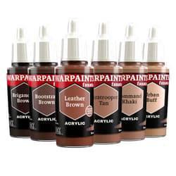 The Army Painter, Warpaints Fanatic Flexible Triad: Browns, 6 x 18 ml acrylic paints - Miniature quality hobby paint for Dungeons and Dragons (DnD) & Warhammer Miniatures