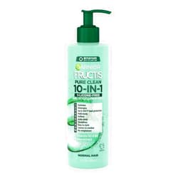 Garnier, Fructis Pure Clean 10-in-1 Care and Styling Leave In Cream, 12 Fl Oz
