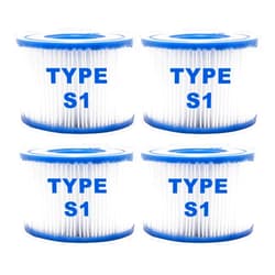 CYXG Hot Tub Filter Type S1 Spa Filters Hot Tub Filters Replacements for All PureSpa Swimming Pool Pump 4.2 x 2.8 Inches 4 Pack