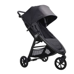 Baby Jogger City Mini GT2 All-Terrain Stroller, Black, Complete with Adjustable Handlebar, Hand-Operated Parking Brake, and car seat Adapter