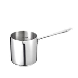 IMEEA Butter Warmer Turkish Coffee Pot Milk Warmer Pot Mini Saucepan with Spout 18/10 Tri-Ply Stainless Steel (10oz/300ml)