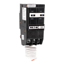 CUTLER HAMMER CUTLER-HAMMER BRN250GF 50 Amp Double Pole Circuit Breaker - GFCI Protection, 120/240V, Pigtail Neutral, UL Listed (1)
