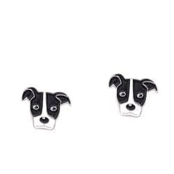 MeiAOBest 2Pcs Dog Brooch Corsage Jewelry Metal Pin Badge Dog ID Tags Christmas Birthday Gift (28-Pit Bull Terrier)