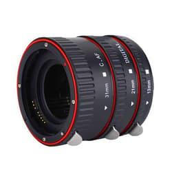 Serounder Auto Focus Macro Extension Lens Adapter Tube Rings Set for for EF Mount