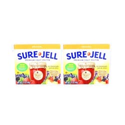 Exit 28 Bargains Sure Jells Fruit Pectin For Homemade Jams & Jellies 1.75 oz - Pack of 2 (3.5 oz in total) w/Exit 28 Bargains Sticker - Premium Fruit Pectin