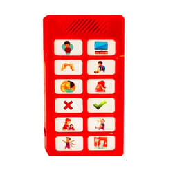 Tiny Talker Too - Special Supplies AAC Communication Device for Non-Verbal | Ideal for Children, Adults, Caregivers and Aid for Stroke Victims | Communication Board | Acc Device for Autism - 12 Button