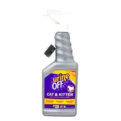 Urine OFF Kitten & Cat Odor & Stain Remover | Fresh Scent Carpet Cleaner Spray | Bio Enzymatic Stain & Urine Odor Eliminator | Pet Safe Cleaner | 16.9 oz.