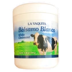 Plantimex La Vaquita Balsamo Blanco Ointment 240g - Eucalyptus Scented Cream, Antioxidant Adult Skin Moisturizer, 8.46 oz