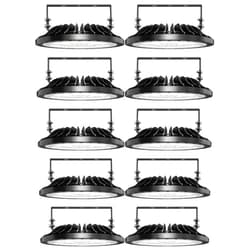 Chunnuan 100W UFO LED High Bay Light 10000lm Commercial Lighting 6000K Cold White Lamp - IP54 Warehouse Lights- Shop Lights Industrial for Garage Factory Workshop Gym (100W-10pcs)