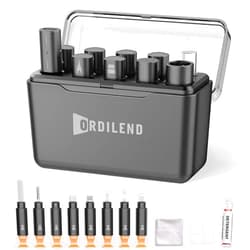 Ordilend for iPhone Cleaning Kit for Charging Port Cleaner, Multi-Tool iPhone Cleaner Repair Lightning Cable,Phone Cleaning Kit for iPhone,iPad,Connectors,Speaker, Airpod Cleaner Kit with Storage Case