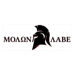Generic Spartan Molon Lave - Come and get Them Leonidas Quote Black vol.2 Sticker Decal Car Window Water Bottle 5