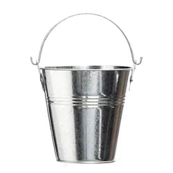 Pellethead Barbecue Grease Drip Bucket Pail, Large Galvanized, for Full Size Pellet Smoker BBQ Grills