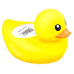 Famidoc Baby Bath Thermometer Famidoc FDTH-V0-22 Water Temperature Test Floating on Water and Room Digital Bath tub Thermometers Duck Bath Thermometer Baby Safety New Upgraded