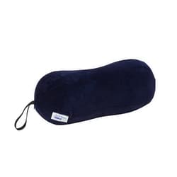 Tempur-Pedic All-Purpose Memory Foam Travel Pillow, Peanut-Shaped Lumbar Pillow for Neck and Back Pressure Relief, Navy