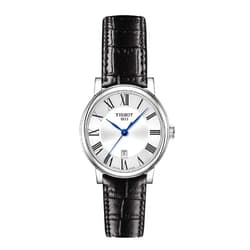 Tissot womens Carson Stainless Steel Dress Watch Black T1222101603300
