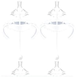 Ullnosoo Sippy Cup Conversion Kit for Philips Avent Natural Baby Bottle, Transition Kit from Bottles, Soft Sippy Spout Nipples with Weighted Straw, Bottle Handles and Straw