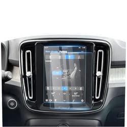Karltys 2 Pack Screen Protector for Volvo XC40 XC60 2018-2024 /S60 S90 V60 19-24/ XC90 16-24 /V90 17-24 8.7-Inch Touchscreen, Anti Glare 9H Tempered Glass Screen Protector for Volvo Accessories