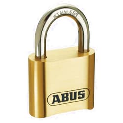 Abus 180IB/50 B 2-Inch All Weather Solid Brass 4-Dial Resettable Combination Padlock with Stainless Steel Shackle