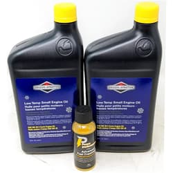 Briggs & Stratton 2-Quarts 100030C SAE 5W-30 4-Cycle Snow Thrower Oil and Fuel Treatment