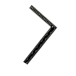 OSALADI Professional 90° Angle L-Square Ruler Metric and Imperial Frame Rulers Steel Ruler for Woodworking DIY