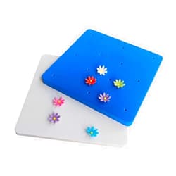 ZAYOIZY 2pcs Sugarcrafts Foam Pad Fondant Flowers Sponge Mat 12-hole Sugar Paste Pad for Laying out Shapes or Drying Flower, Making Sugar Flowers for Cake Decorating