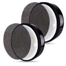 Flintar LV-H132 Replacement Filter, Compatible with Levoit LV-H132 Air Purifier, H13 Grade Filtration and Activated Carbon Filter for odor removal, Part # LV-H132-RF, 2-Pack