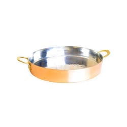 Bakır concept copper home accasories Copper Oven Pan, Handmade Copper Oven Tray with Two-Handle, Pure Copper Pan, Baking Pan