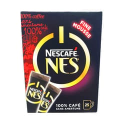 Nescafe Instant Coffee Sticks 25 stick 1.76oz (Nes)
