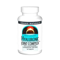 Source Naturals Hyaluronic Joint Complex with Glucosamine, Chondroitin & MSM - 30 Tablets