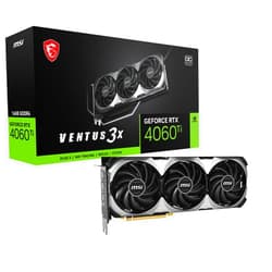 MSI Gaming GeForce RTX 4060 Ti 16GB GDRR6 Extreme Clock: 2625 MHz 128-Bit HDMI/DP Nvlink TORX Fan 4.0 Ada Lovelace Architecture Graphics Card (RTX 4060 Ti Ventus 3X 16G OC)