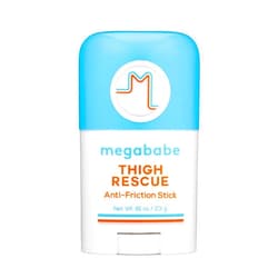 Megababe Thigh Rescue Anti-Chafe Stick Vacation Spring Break Essentials | Prevents skin chafe & irritation | Thighs, arms, bra-lines & more