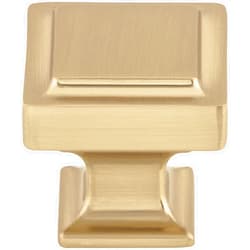 Top Knobs TK702HB TK702 Ascendra 1-1/4 Inch Square Cabinet Knob from The Transcend Collection