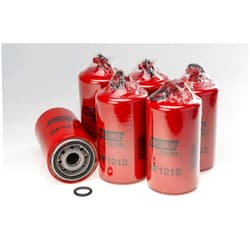 Baldwin Filters Baldwin BF1212 Fuel/Water Separator Spin-On – 6 Pack – 3 11⁄16″ OD × 7 7⁄16″ L – 4 Micron Nominal / 20 Micron Absolute – Replaces Cummins 3308638, Fleetguard FS1212, WIX 33405
