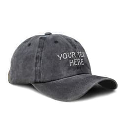 Speedy Pros Soft Washed Baseball Cap Custom Personalized Text Dad Hats for Men & Women