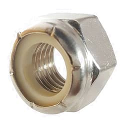 Fastenere Nylon Insert Hex Lock Nuts - 1/2
