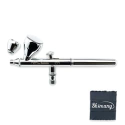 SHIMANY Iwata Neo CN Gravity Feed Dual Action Airbrush. Plus a Microfiber Cloth