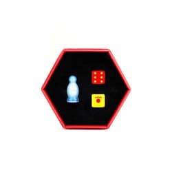 Metallic Dice Games FanRoll Compatible with Catan Premium Robber & Metal Dice Set, Opalite