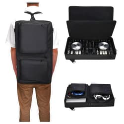 Nbike Controller storage case for Pioneer DDJ-SR 2 Shoulder bag Backpack Thickened inner liner Anti-impact Can put Computer Multi-functional Party Street performance Outdoors Portable DJ Gig Bag