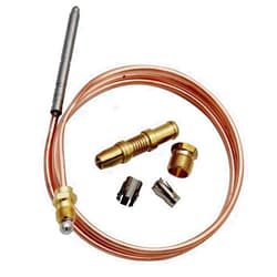 KBZ Thermocoupler for Robertshaw Thermostat Control Pilot Burner Assembly Replacement 1980-036 Snap Fit Universal Thermocouple (36