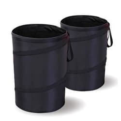 Ginsco 2Packs 5.3 Gallons Stand Car Trash Can, Open-Top Hanging Car Trash Bag with Metal Frame, Pop-up Collapsible Car Trash Bin, Portable Washable Bag for Car Camping Truck Minivan RV