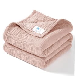 Lulu moon Muslin Baby Blanket Quilt - Crib Blanket for Toddlers 47