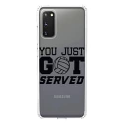 DistinctInk Clear Shockproof Hybrid Case for Samsung Galaxy S20 & S20 5G (6.2