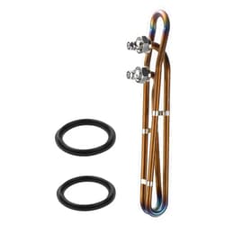 Ximoon 5.5KW 240V Titanium Flo-Thru Universal Heating Element, Hot Tub Heater Element with Mounting Hardware Replacement for Balboa Spa Heater Element, Applicable in Spas Electric Heaters Or Swimming Pools