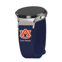 Affinity Bands Auburn Tigers Custom Name HD Watch Band Compatible with Samsung Galaxy Watch 4-7 (Long Navy)